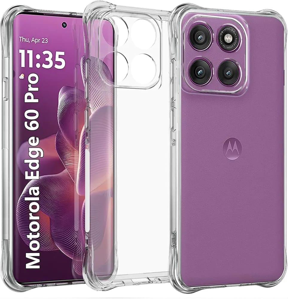 Motorola Edge 2025 Clear Anti Shock Transparent Soft Silicone Jelly Airbag Four Corner Bumper Mobile Back Cover For Moto Edge 2025