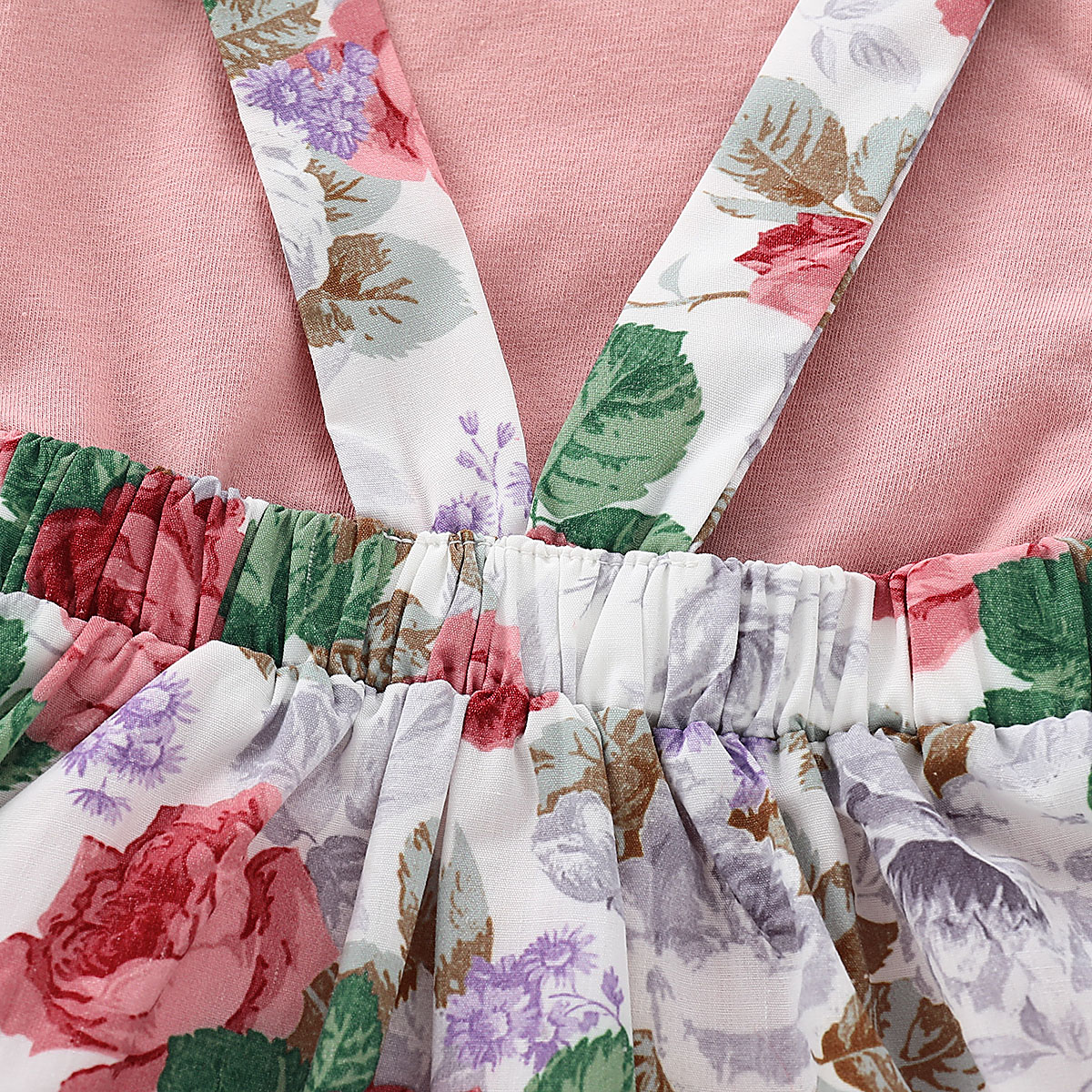 消費税無し Newborn Infant Baby Girls Outfit Romper Bodysuit Tops Floral