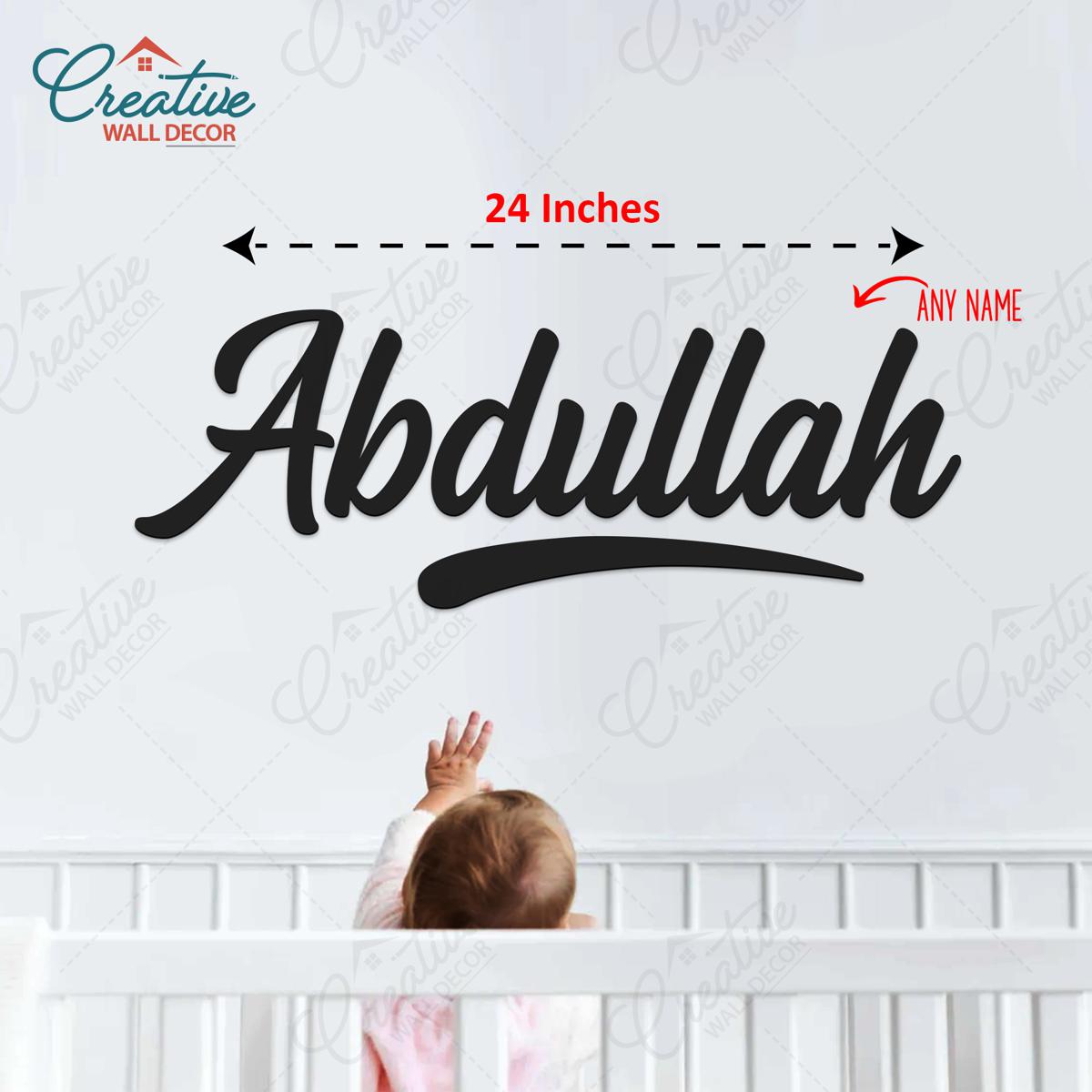 Customised Wooden Name Sign - Wall Hanging - Home Decor - Wall Art for Any Occasion wooden wall art laser cut 24 inch nam