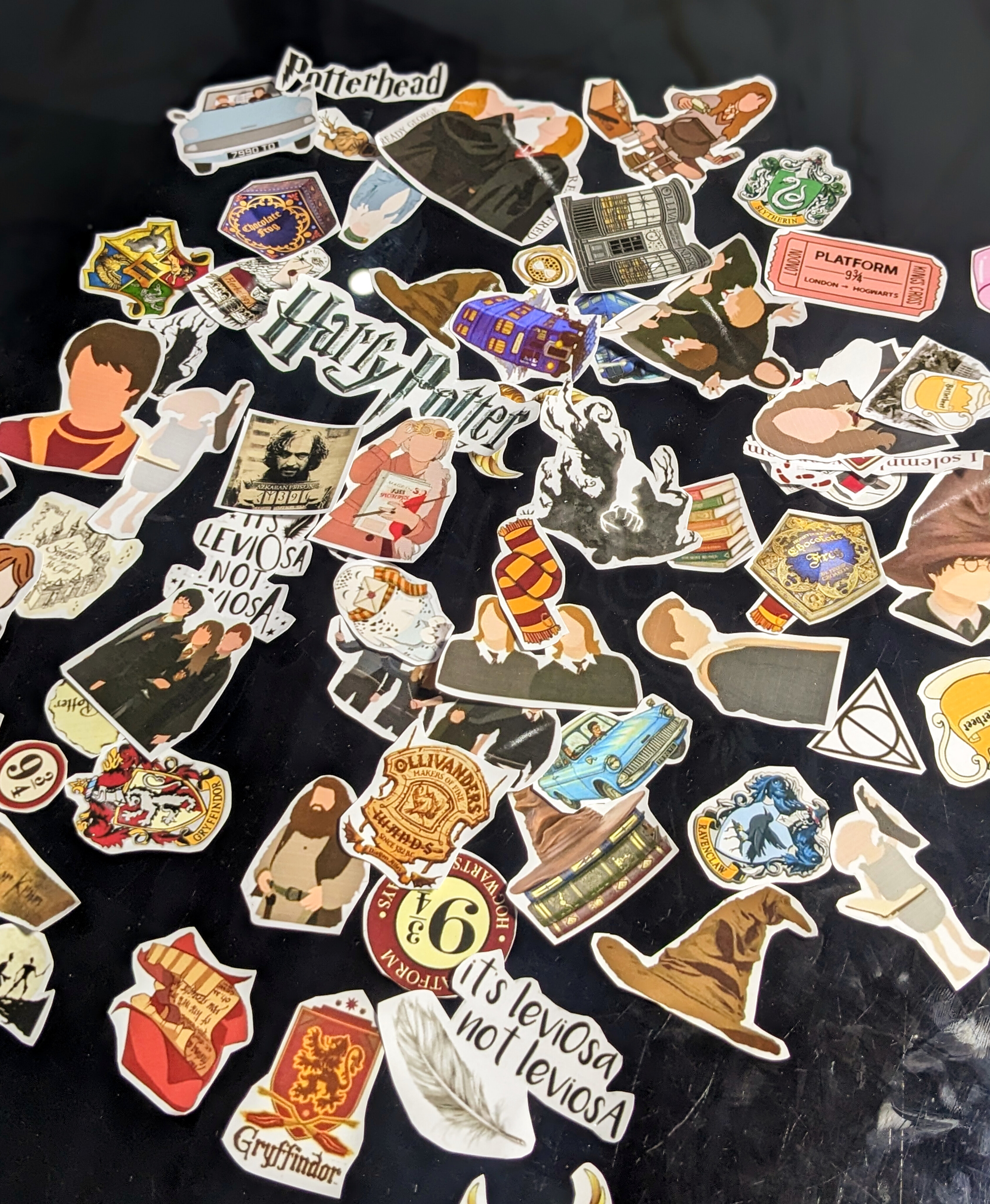 Premium Harry Potter Stickers (10/30/50/60pcs) Harry Potter Sticker Best Quality Aesthetic Cool Stickers For Harry Potter Fans