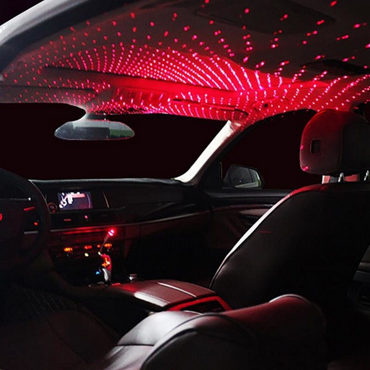 Universal Car Usb Led Roof Projection Atmosphere Star Light