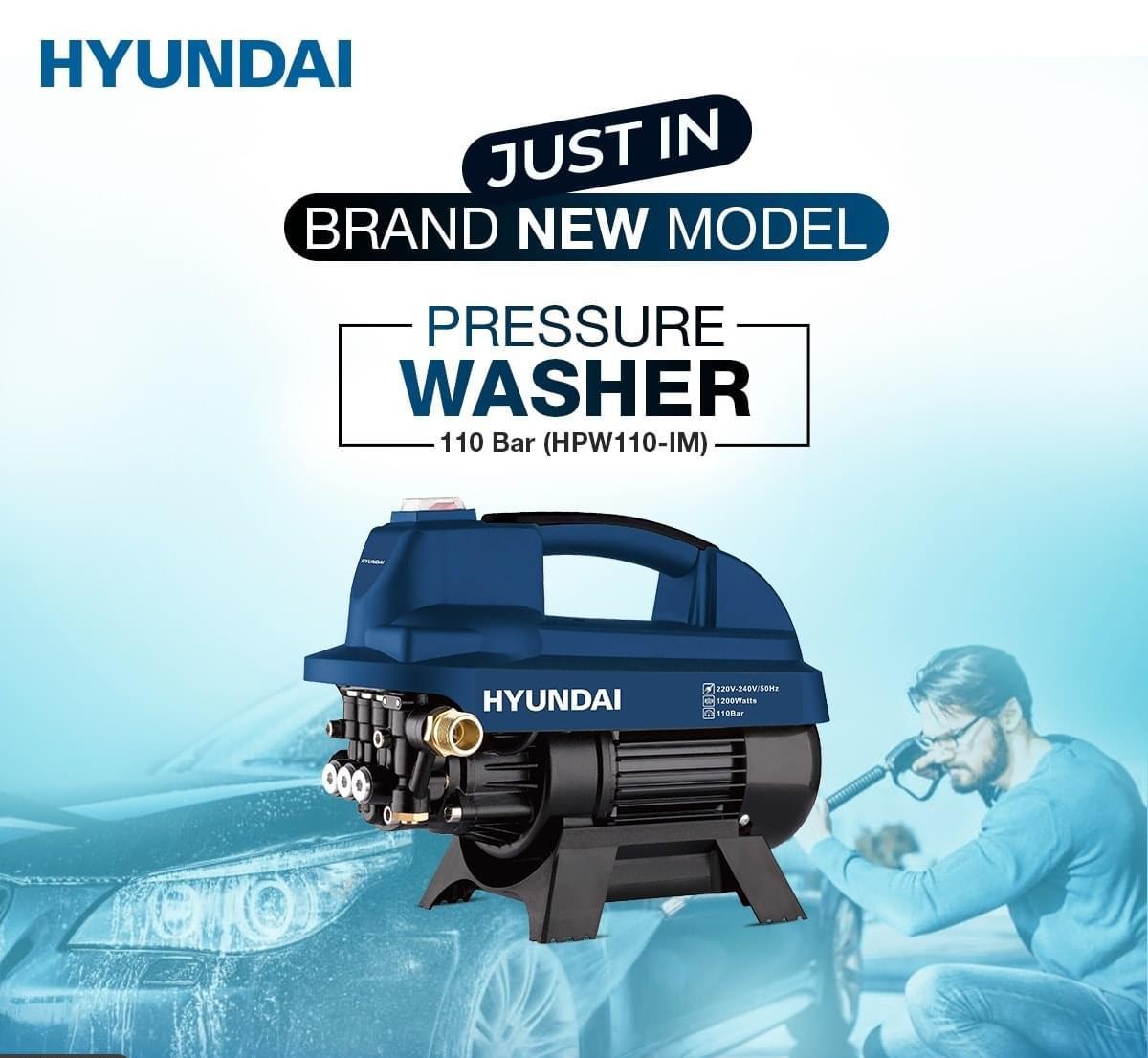 Original Korean Hyundai High Pressure Washer 110 Bar 1200W with All ...