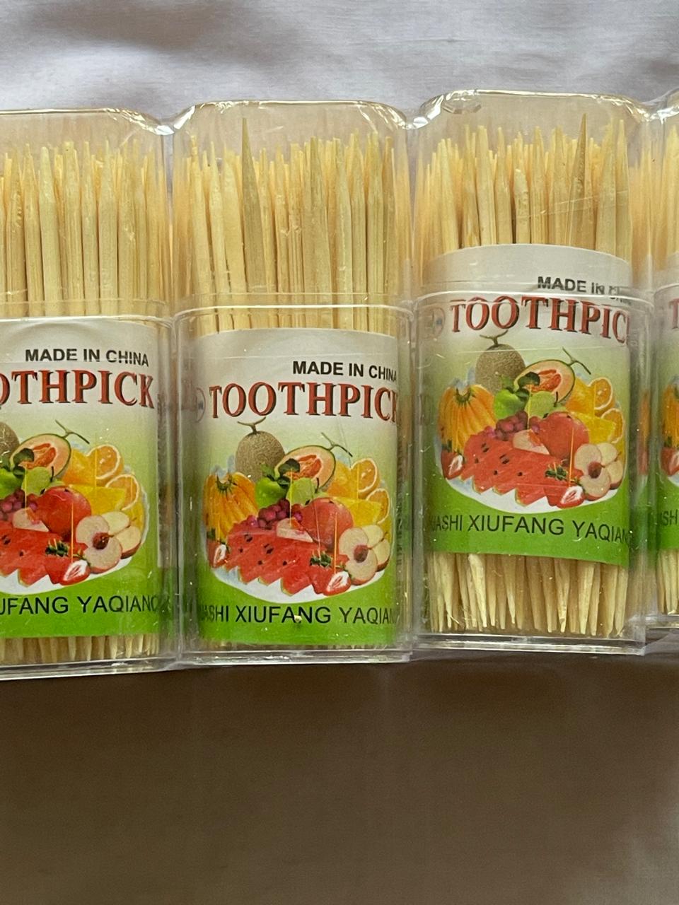 Pack of 1 Toothpick Box - Premium Quality Wooden Toothpicks - Smooth, Splinter-Free, & Durable - Ideal for Daily Use, Dining, Parties, & Oral Hygiene - Hygienic & Convenient Storage - Compact & Travel-Friendly - Perfect for Home, Office, & Restaurants