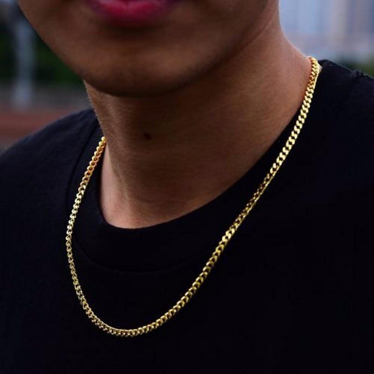 Men's 3.0mm Franco Snake Chain Necklace 