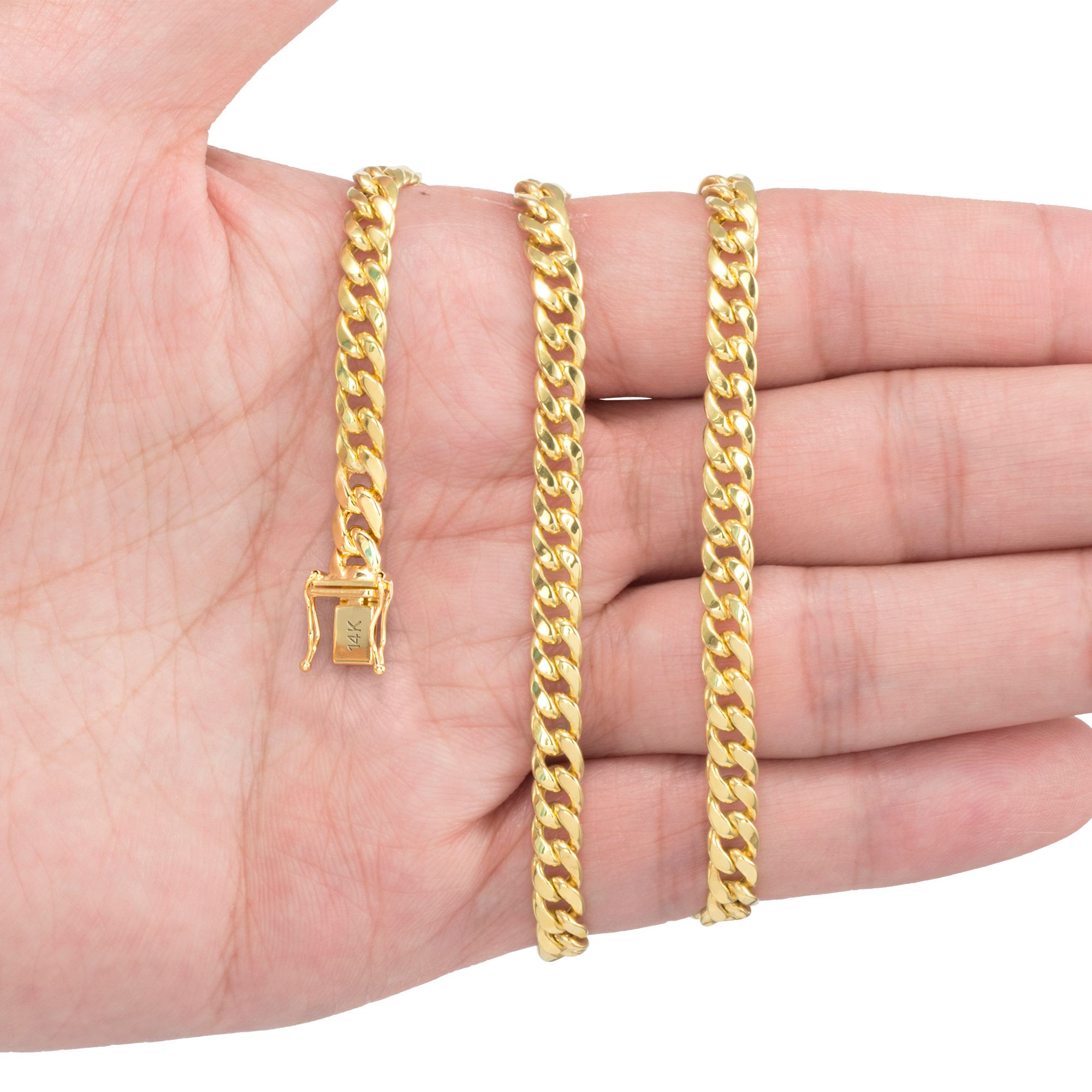 Silver/Black/Golden Stainless Steel Italian Thin Cuban Chain For Men/Boys Neck