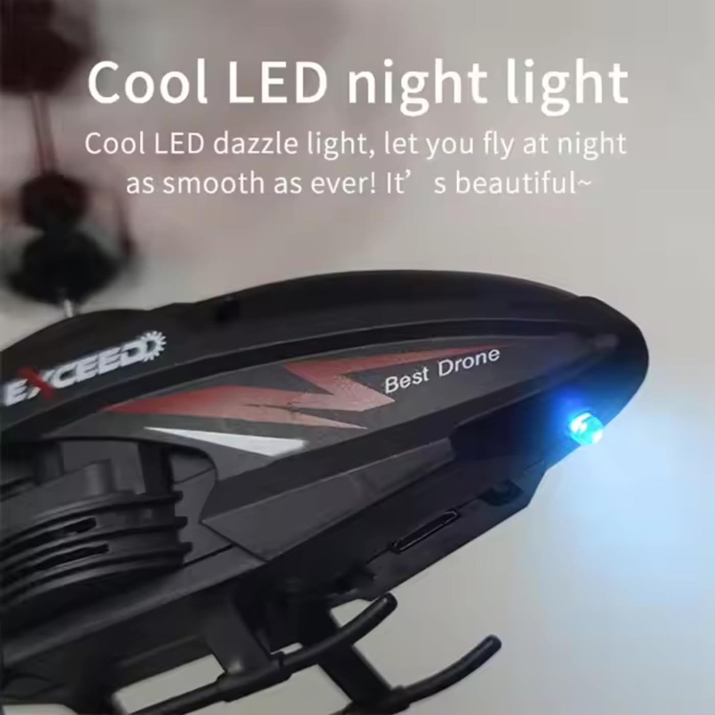 Remote Control Helicopter Toy for Kids | Rechargeable 2-in-1 Hand Sensor Flying RC Helicopter | 3D LED Light & Durable Indoor Outdoor Gift