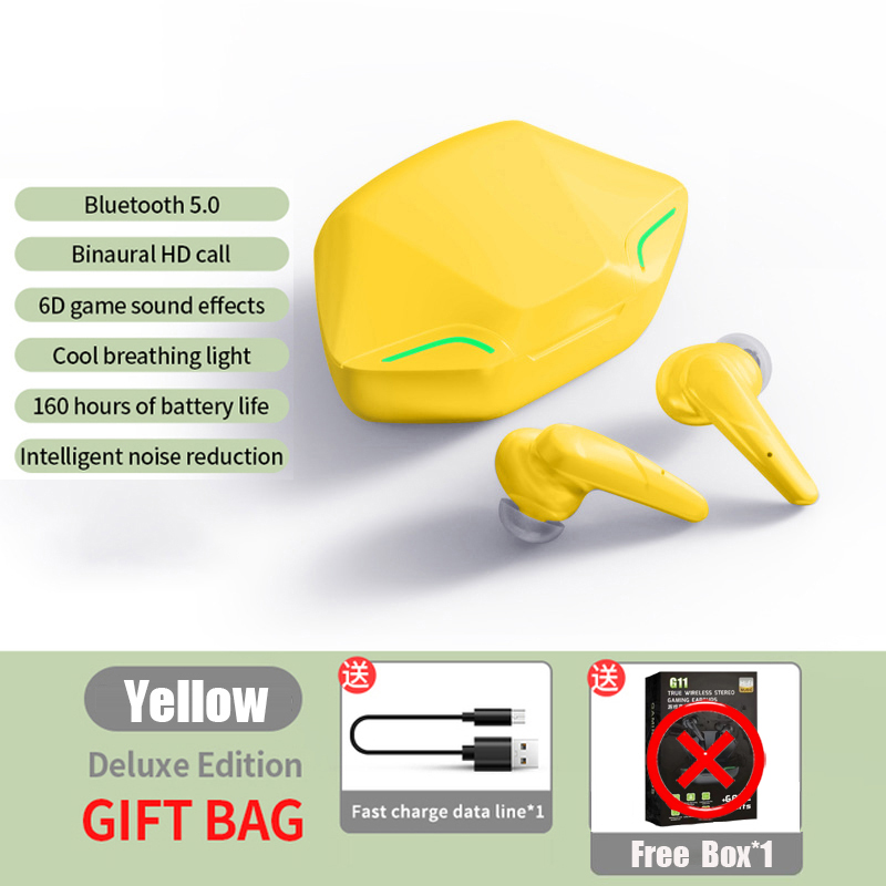 Timack® G11 TWS Bluetooth Earphone Noise Canceling Waterproof Wireless