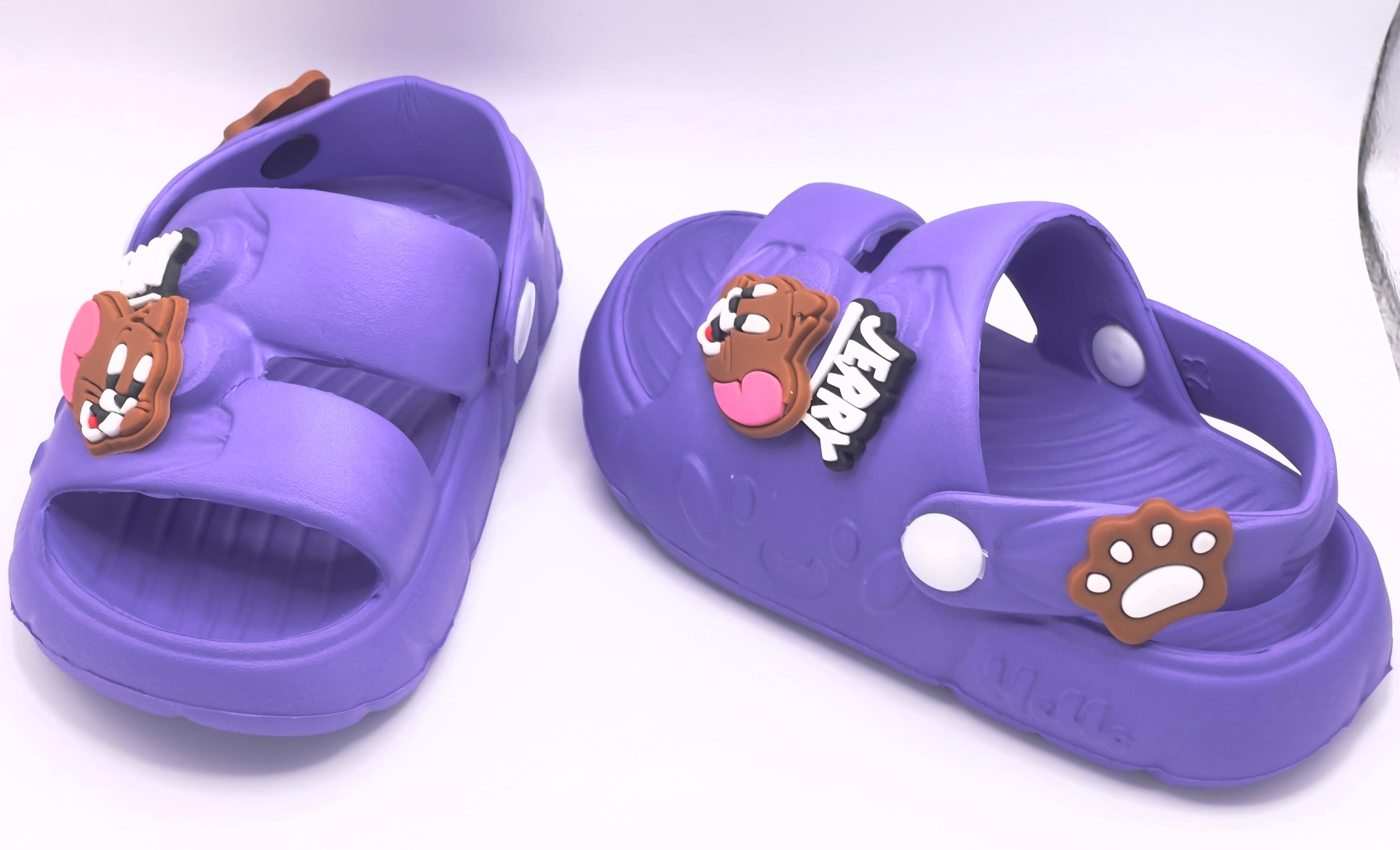 Kids Croc-Style Back-Click Sandals | Tom & Jerry  Cartoon Design | Comfortable Footwear for Ages 8 Months – 2 Years