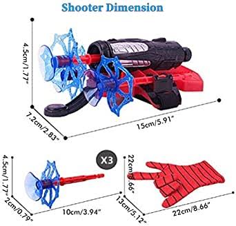 Spider-Man Web Dart Hand Gloves Action Figure Toy For Kids and Toddlers