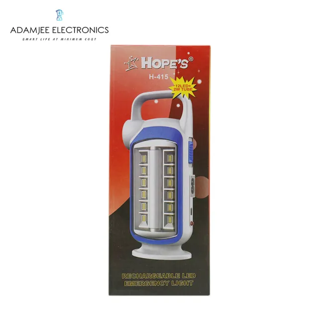 Hope’s Emergency Light and Rechargeable Led Lantern and Tube H-415