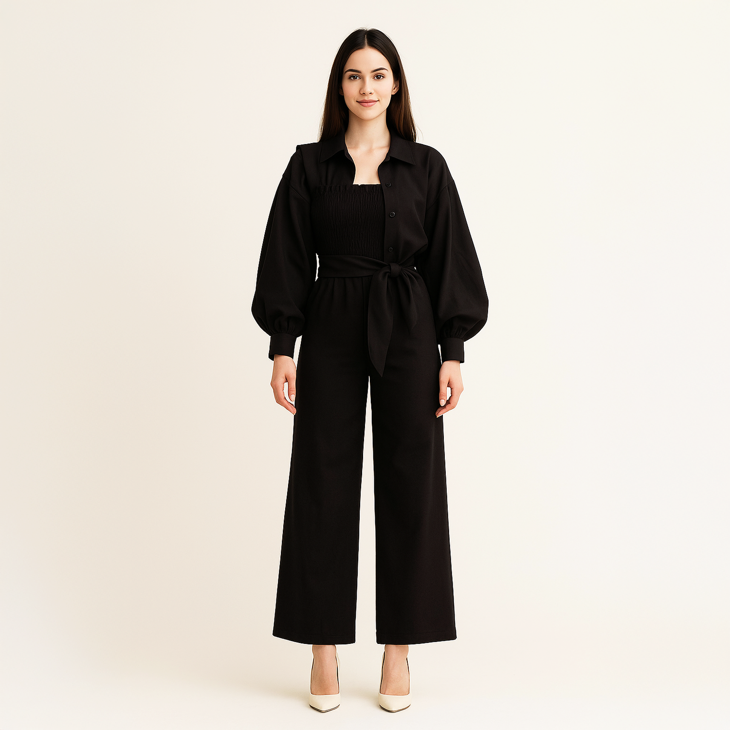 Sultan Stylish Summer Western Jumpsuit 2Pc Dress for Women & Girls – Stitched Casual Wear