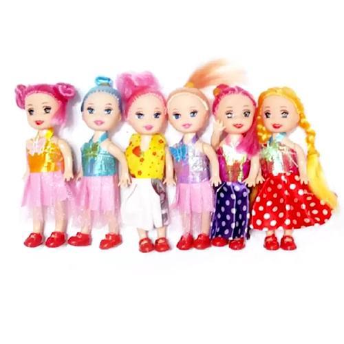 6 cute dolls