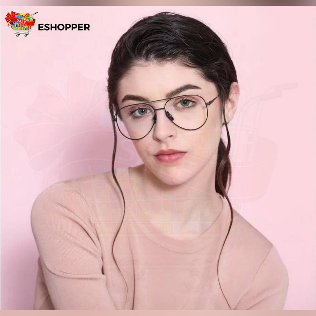 Original Metal Aviator Glasses for girls with free box