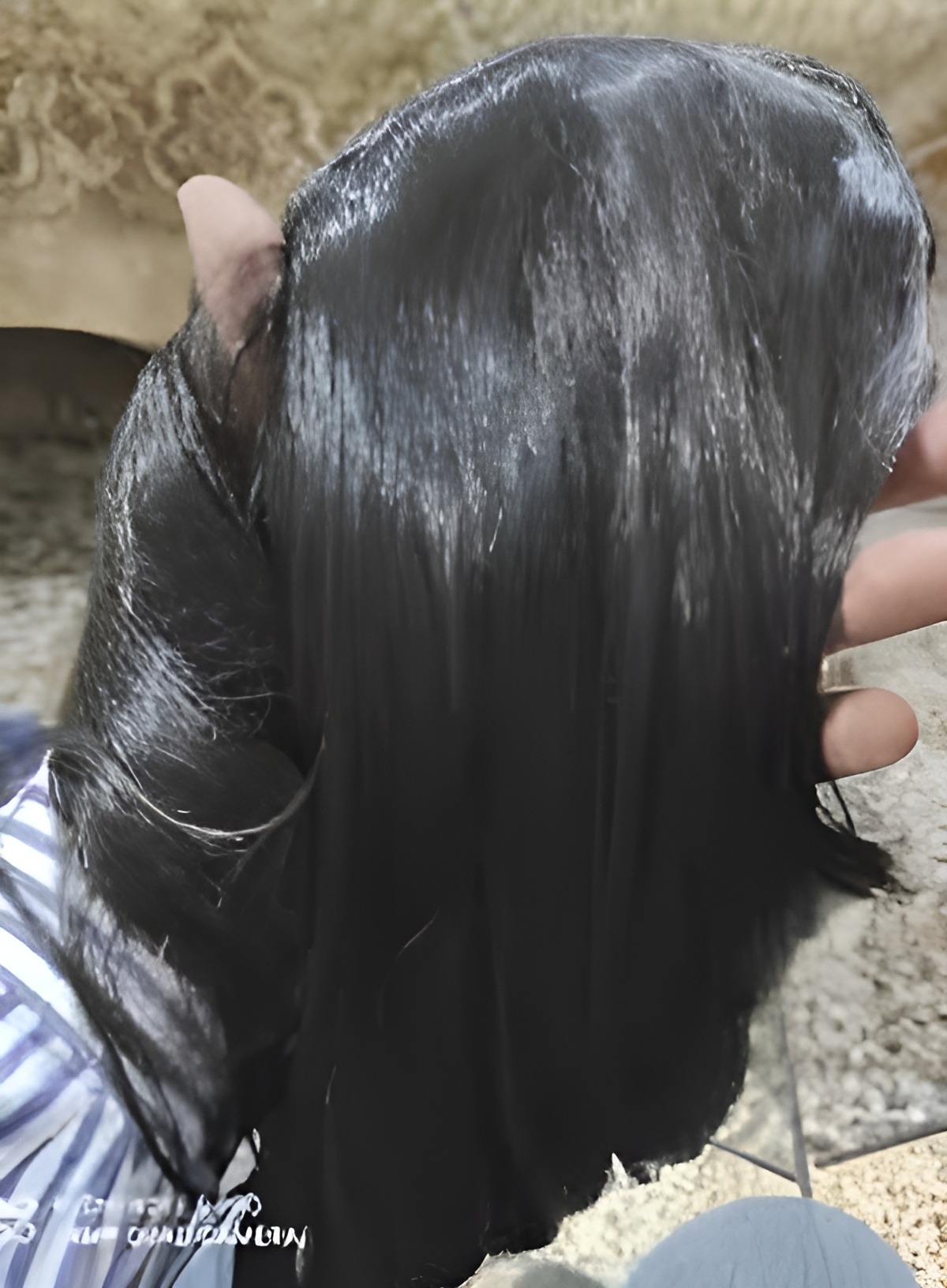 Hair Extension Brown - Dark Brown- 27 Inch