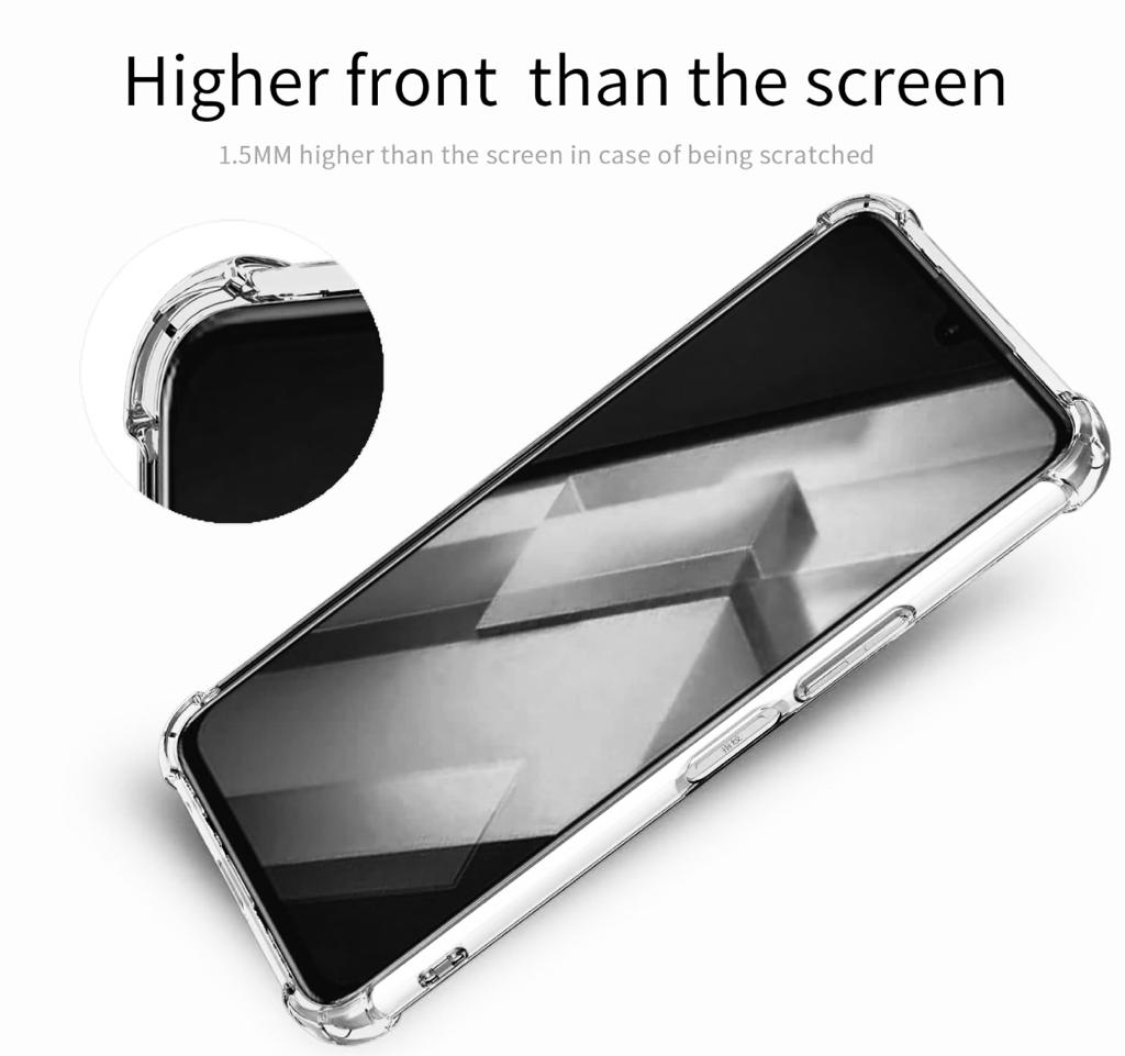 Infinix Note 12 G96 Transparent 6D Silicone Soft Bumper Back Cover Clear Jelly Case Shockproof Lightweight Protective Case