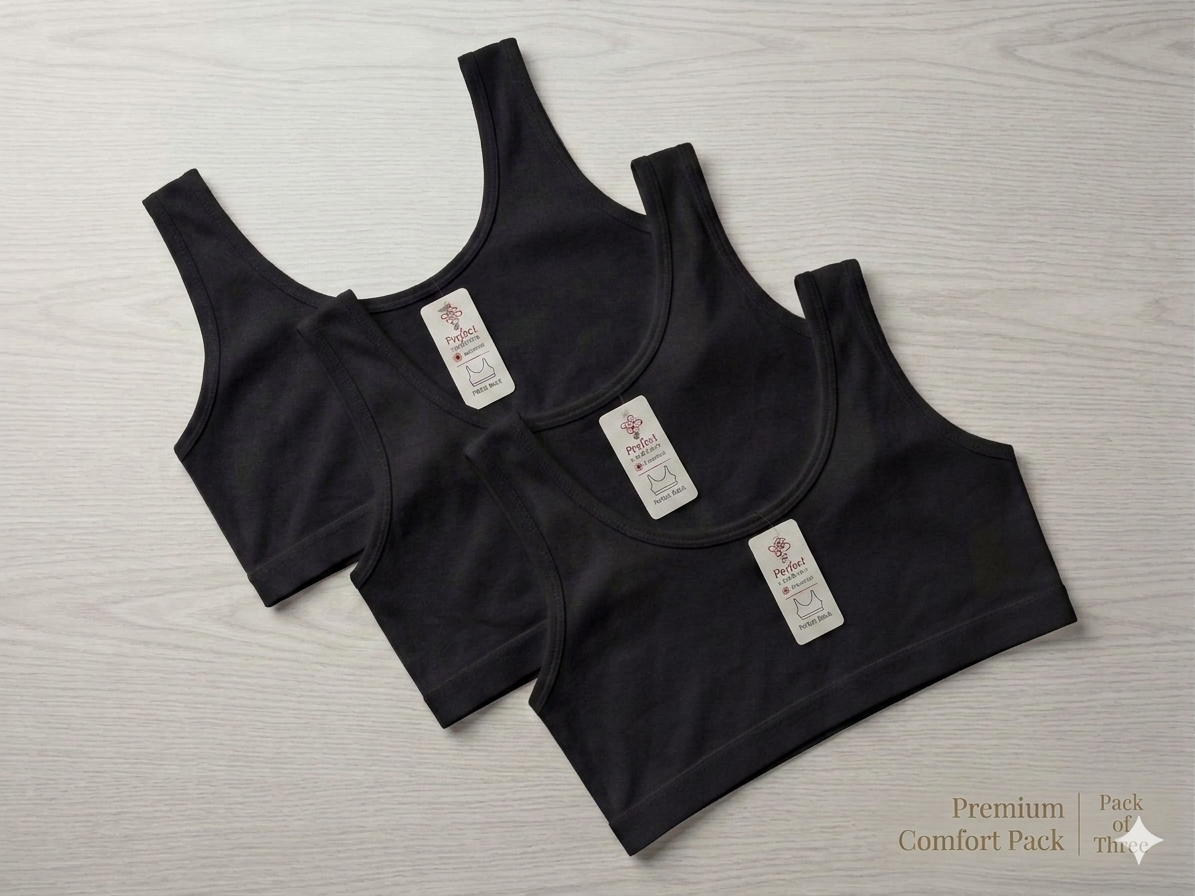Pack of 3 Black