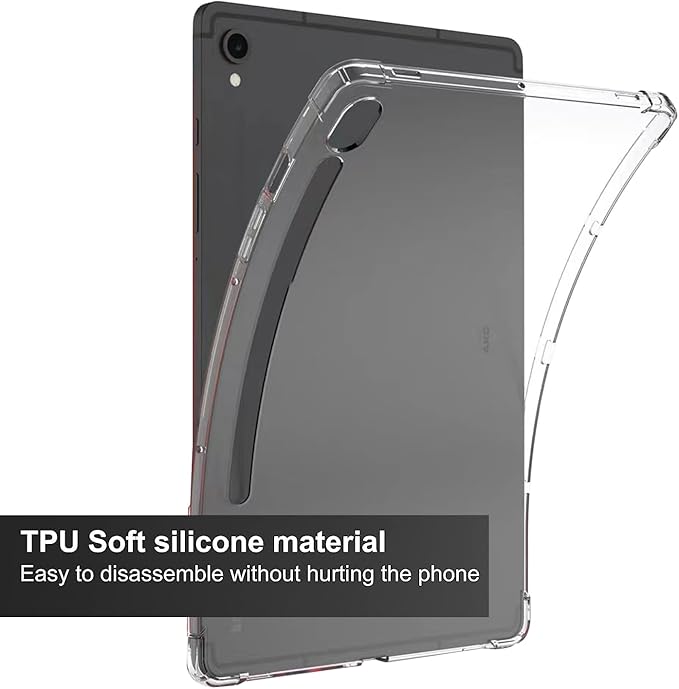 for CASE Samsung Galaxy Tab  s10 Lite / s10 fe 10.9 inch / S9 / S9 FE / S8 / S7 (11" inch) Protective case Thickened Soft Airbag Transparent Cover