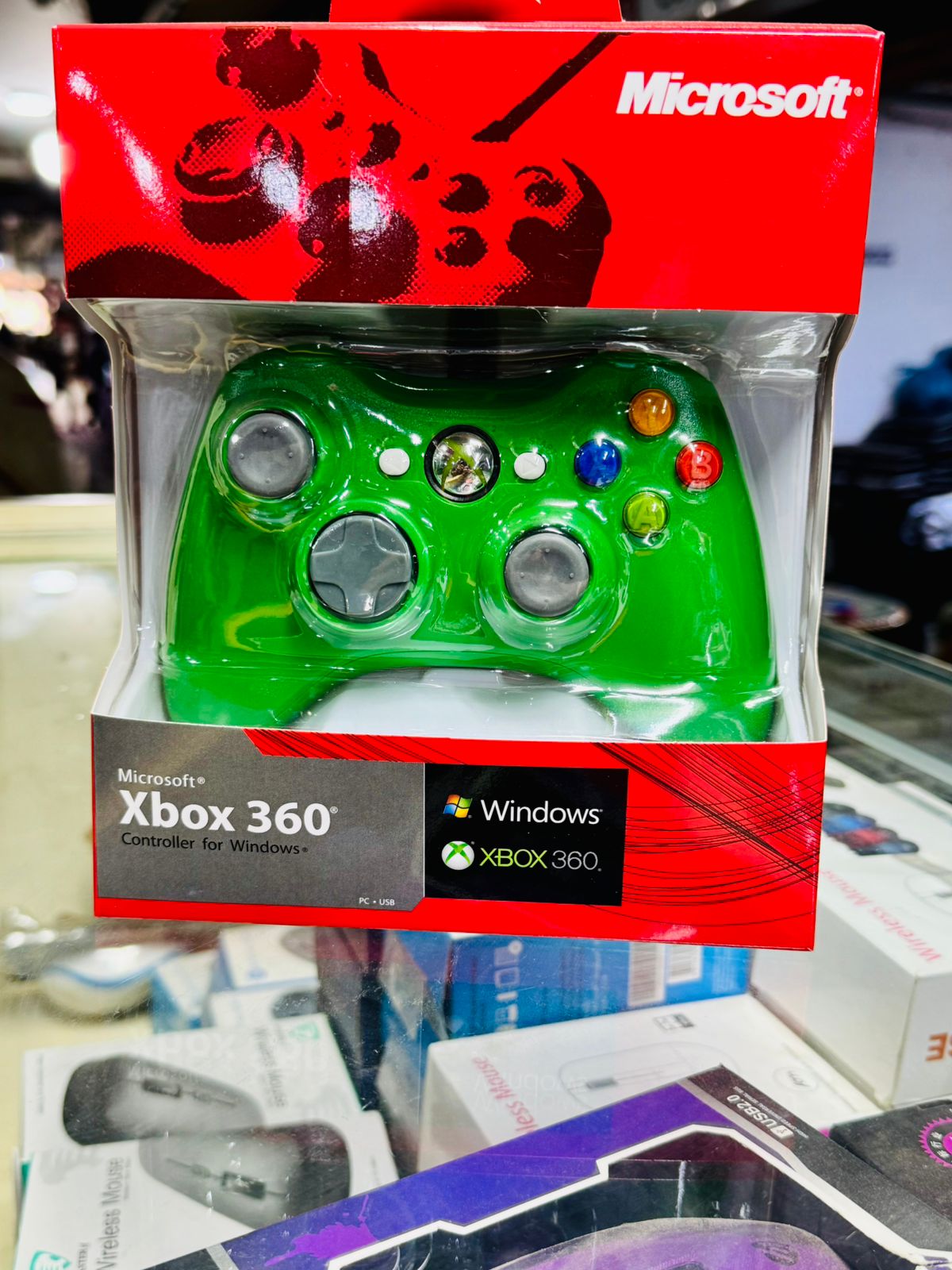 Xbox 360 Controller for Windows & Xbox 360 Console Wired USB Joystick Support PC Laptop
