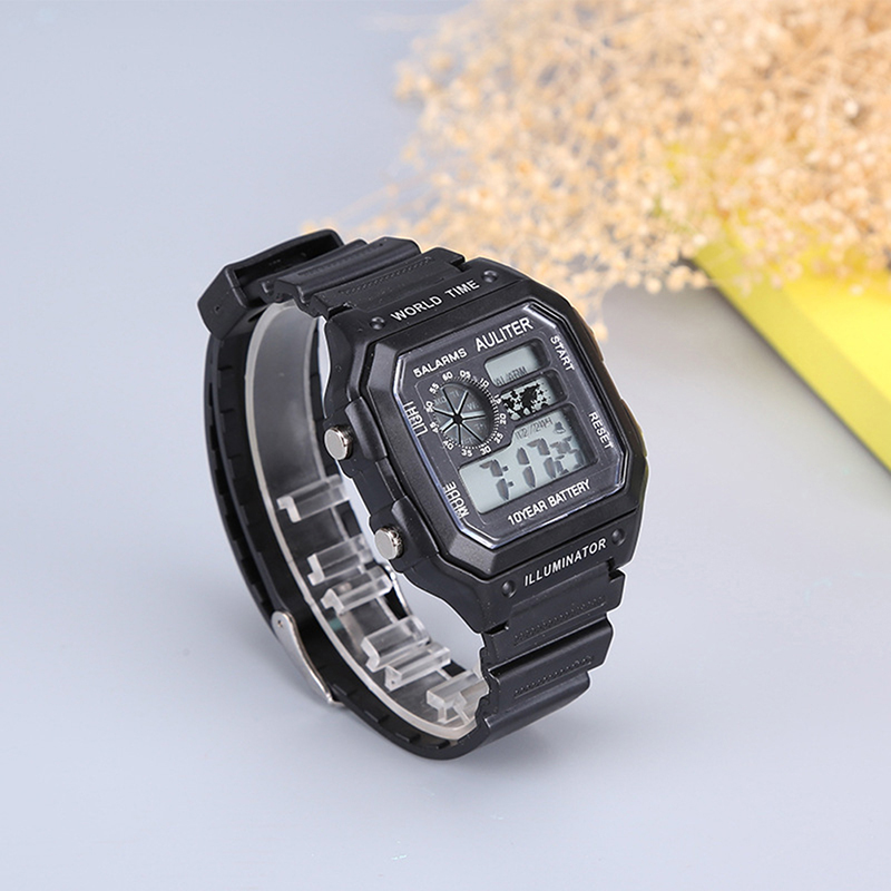 Digital Sports Luminous Waterproof Slim Watch