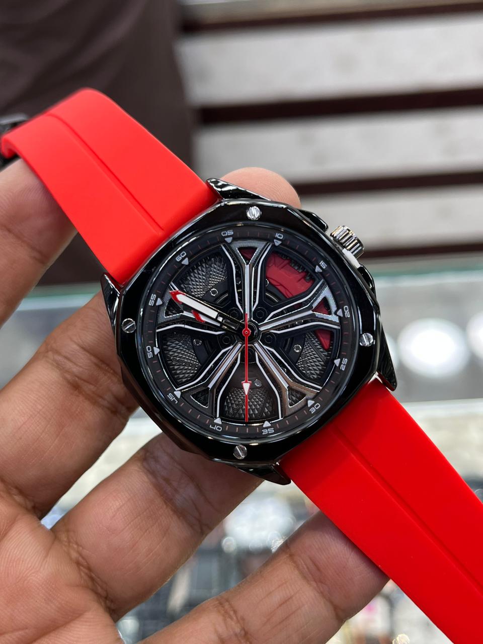 KEGIO Rotation Wrist Watch Premium Design | Quartz Movement | Date Working Durable Build | Stylish Look | Fine Quality