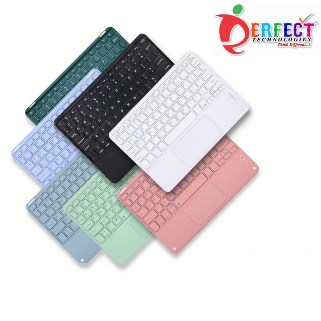 Wireless Keyboard With Touchpad Rechargeable Ultra Slim 3 Days Battery Timing For Tablet-Laptop-Mobile-Smart led And Other devices