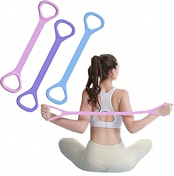 Stretch Strap Yoga 8-figure Tensioner Yoga Tool Open Back Practice Shoulder Yoga Stretching Belt Elastic Stretch Band Workout