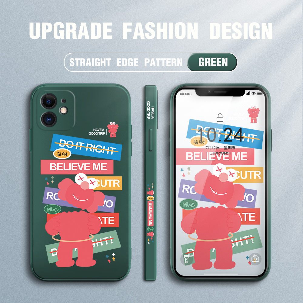 Jizetin for OPPO F19 A74 A95 Case Side Design Phone Cover