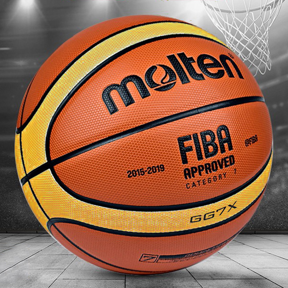 High Quality Basketball Size 7 PU Leather Outdoor Indoor Match Professional Training Ball For Men and Women with Free Nozzle