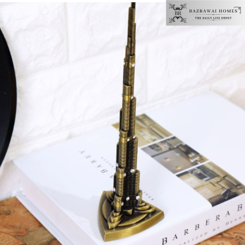 Modello Burj Khalifa In Lega Metallica - Decorazione Vintage, Per Casa O Ufficio, Souvenir - Foto 3