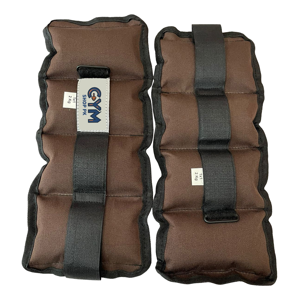 ankle weights 2Kg Pair for Fitness, Running, Walking, Gym & Home Workouts By GYM SHOP PK