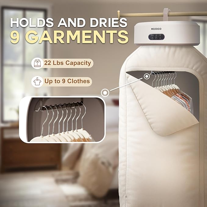Mini Portable Electric Clothes Dryer 600w Compact Foldable Laundry Dryer With Remote Control  Adjustable Timer Small Clothes Drying Machine With Dry Bag Ideal for Apartment Home Rv Travel  Hostel Energy Saving Quick Dry