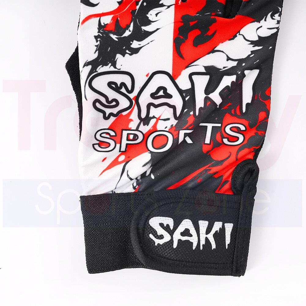 Saki Sports Tape Ball Cricket Gloves | High-Quality Full Finger Batting & Inner Hand Protection