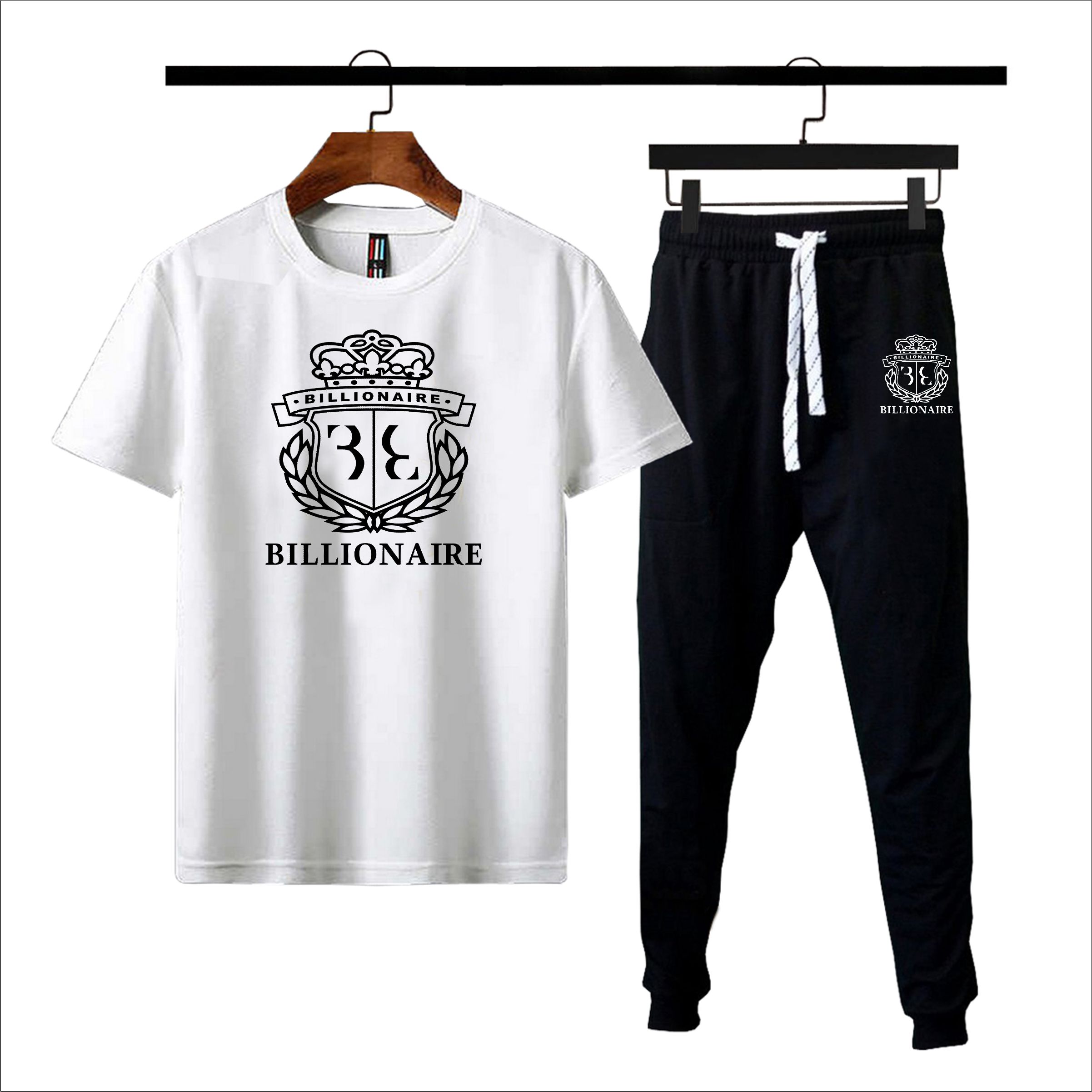 billionaire printed Tracksuit For Men & Boys Soft & Comfortable Fabric Trouser & Tshirts For Men