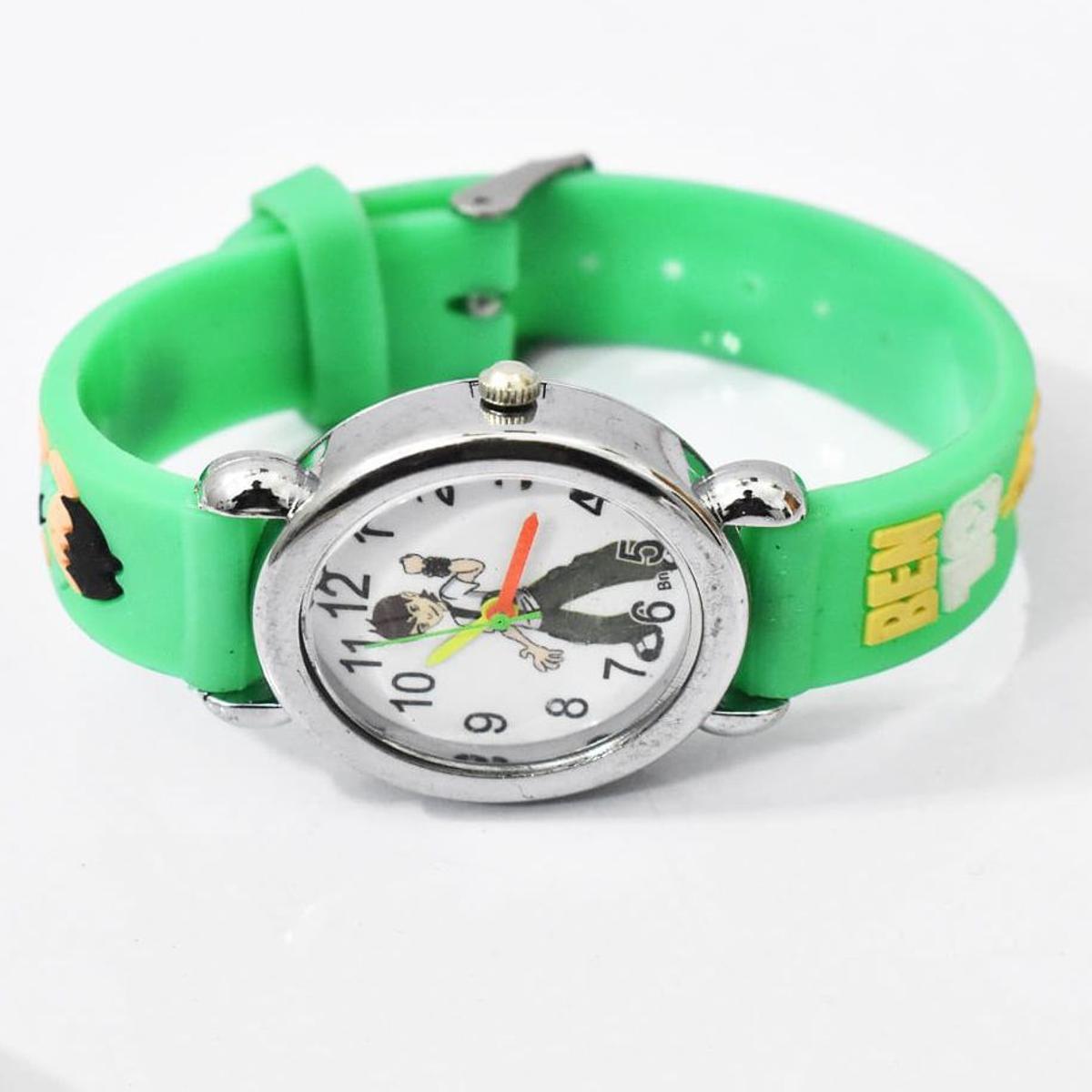 New Arrival Ben 10 Watch Analog Watch Wrist Watch Cartoon Watch For Kids - Green