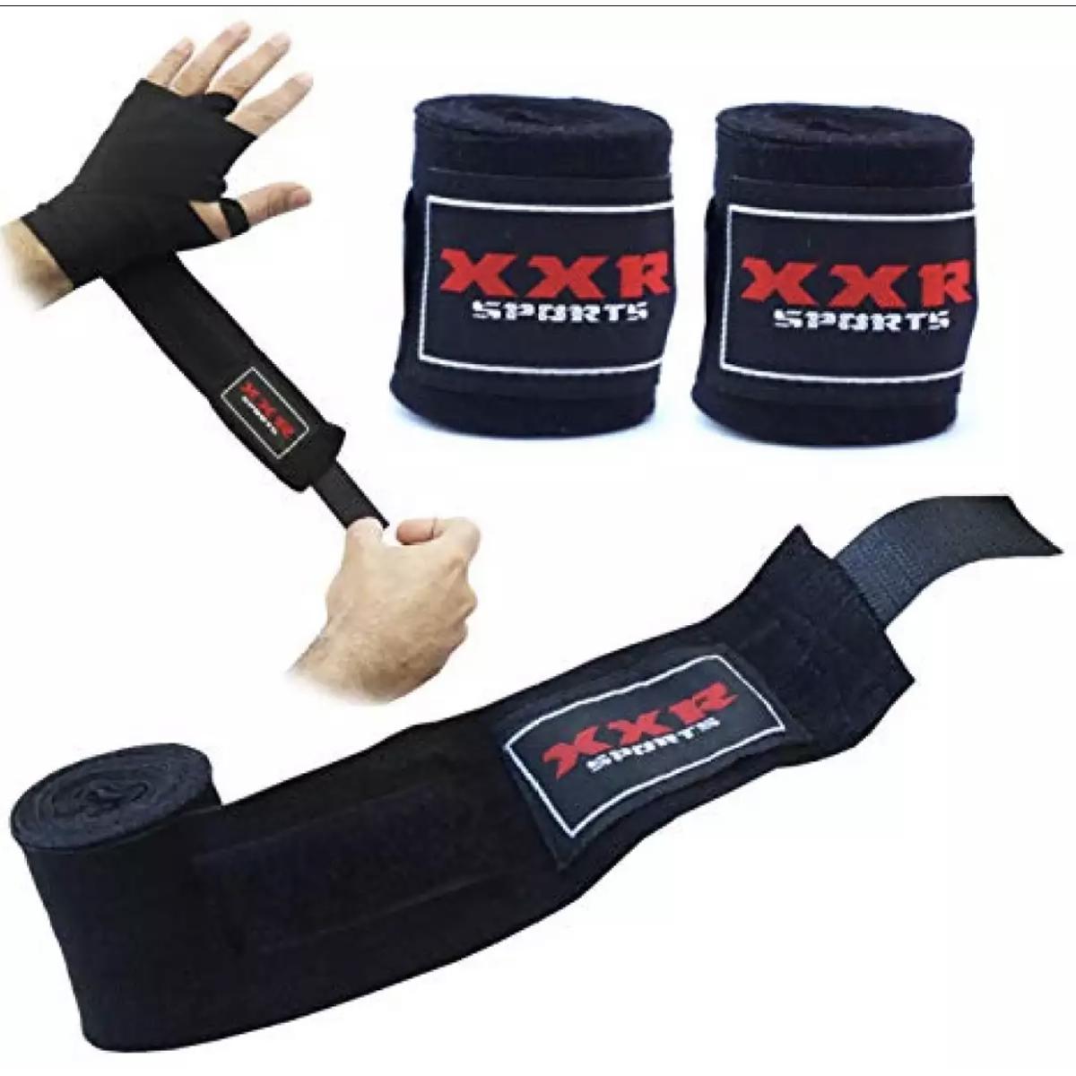 Elasticized quick wraps padded inner for quick boxing MMA and Muay thai