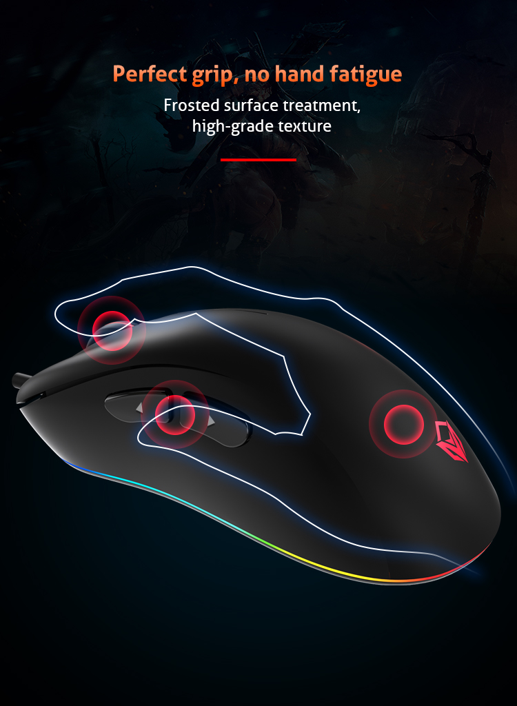 MeeTion GM19 RGB Gaming Mouse for Professional e-sports 6400DPi 16 15d934a89a2e1063c089c5a589b03132
