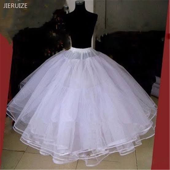 5-Layer Cancan Skirt for Bridal Lehnga, Maxi, Sharara, Ball Gown, Frock - Adjustable Waist, Length 36-46 Inches
