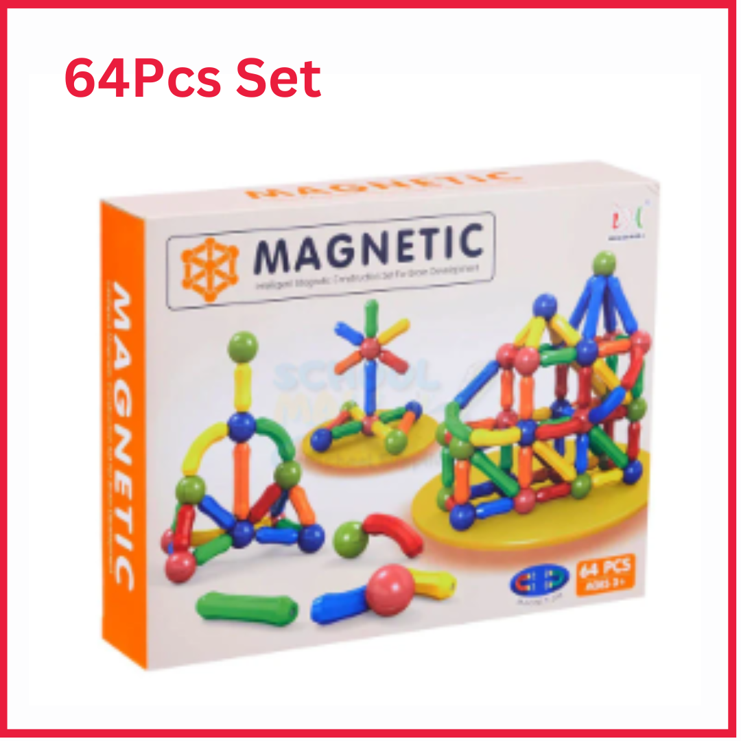 Magnetic Blocks Set Toy for Kids - Magnetic Building Blocks Montessori Kids Toys For Children Early Education Magnetic Building Sticks Kit