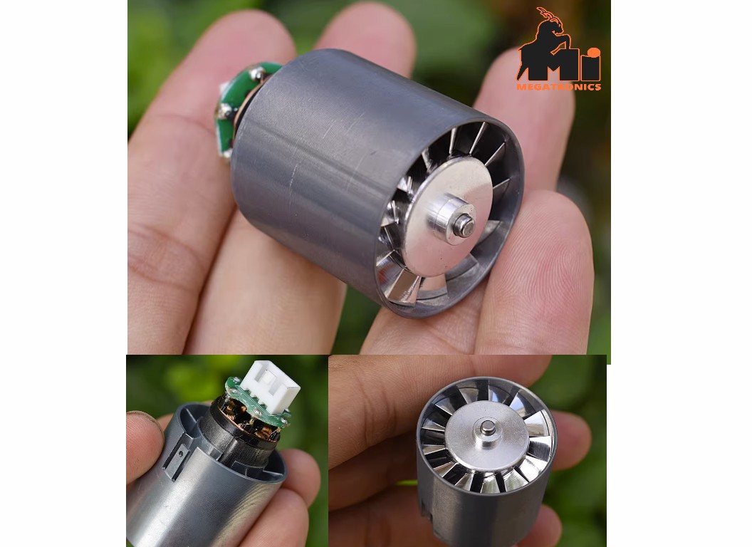 high-voltage brushless ducted fan 110000 rpm EDF aluminum alloy impeller and variable frequency hair dryer motor