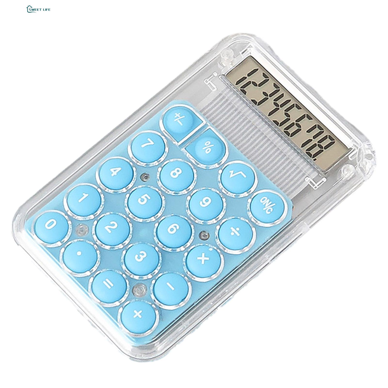 Adall Calculator Handheld Handheld Calculator Travel-friendly 8 Digit Large L Display Calculator ...