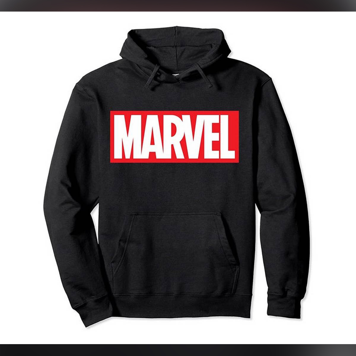marvel logo pullover