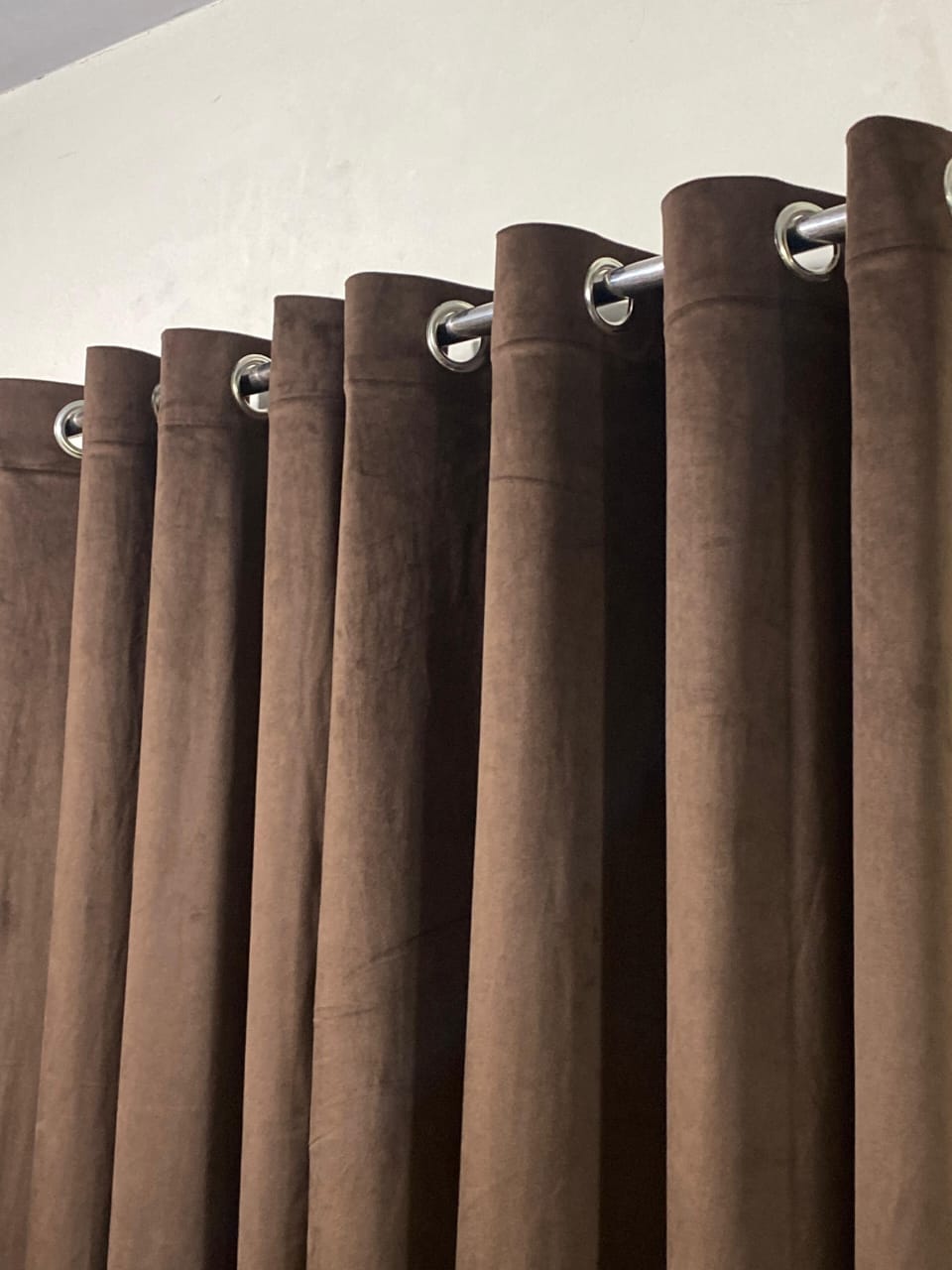 Imported Soft Velvet Curtains, ( 1 Piece) Premium Quality Luxury China Velvet Curtains, Size 4.5ft*8.5ft - Available in Elegant Colors And Shades.