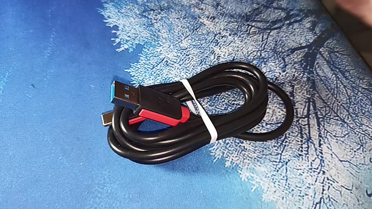 Warner 1.2 Meter Fast Charging Data Cable – Black and Red