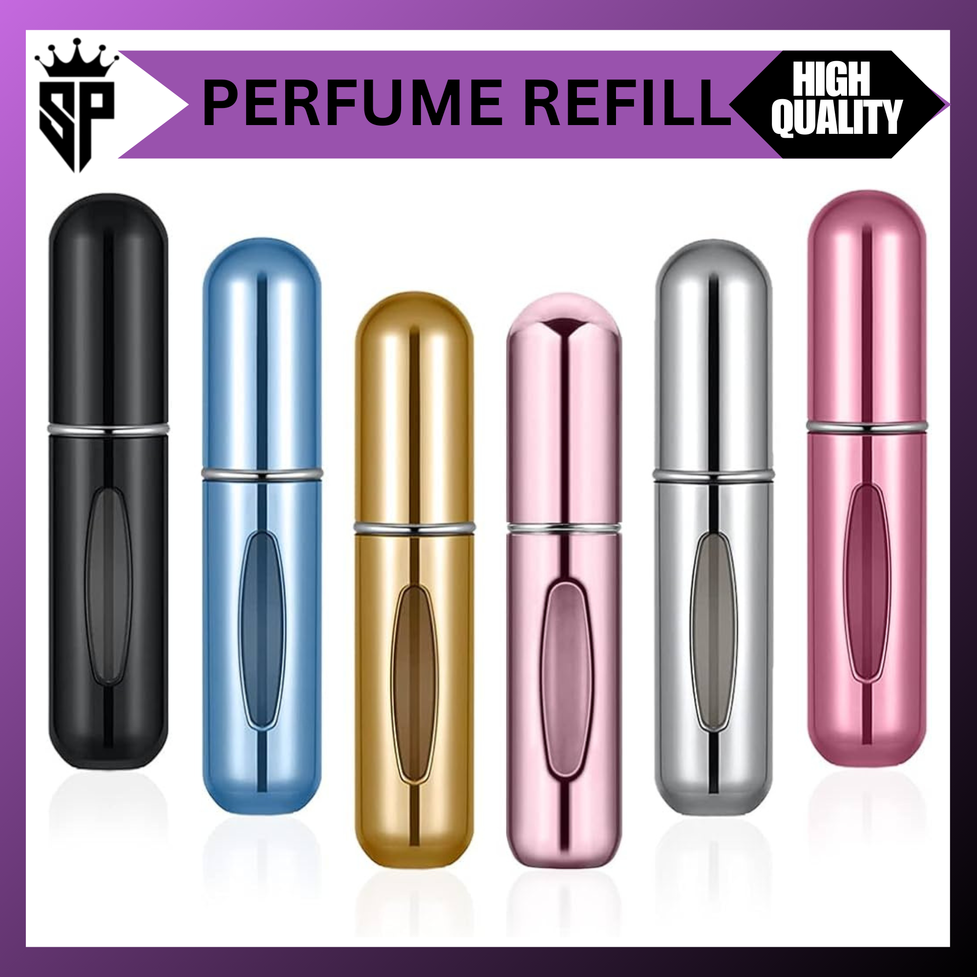 SP Dealz Portable Mini Perfume Refillable Atomizer Container, Portable Perfume Spray Bottle.perfume refill bottle travel perfume bottle portable perfume atomizer refillable perfume spray bottle mini perfume bottle perfume atomizer bottle travel size price in Pakistan