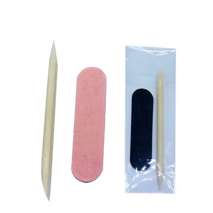 Tijarat Online Professional Nail Cleaning Care Kit Double-sided Buffing Sanding Baby File With Stick For Girls and For Women