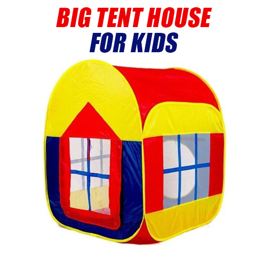Tent Series Big Tent House for Kids (90 x 90 x 110 CM) Multi