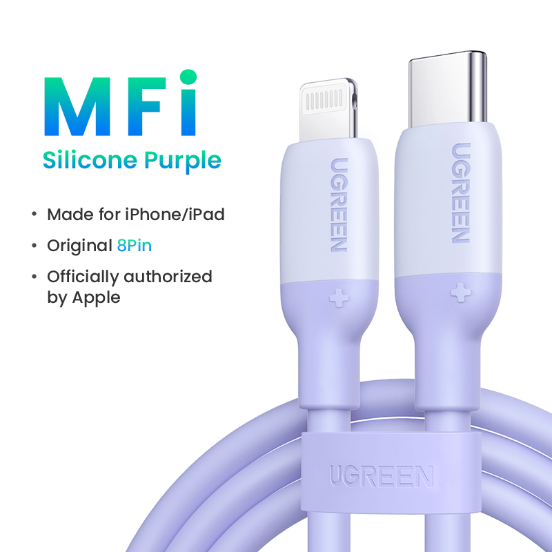 [Apple MFi Certified] UGREEN PD 20W Type C to Lightning Cable MFi