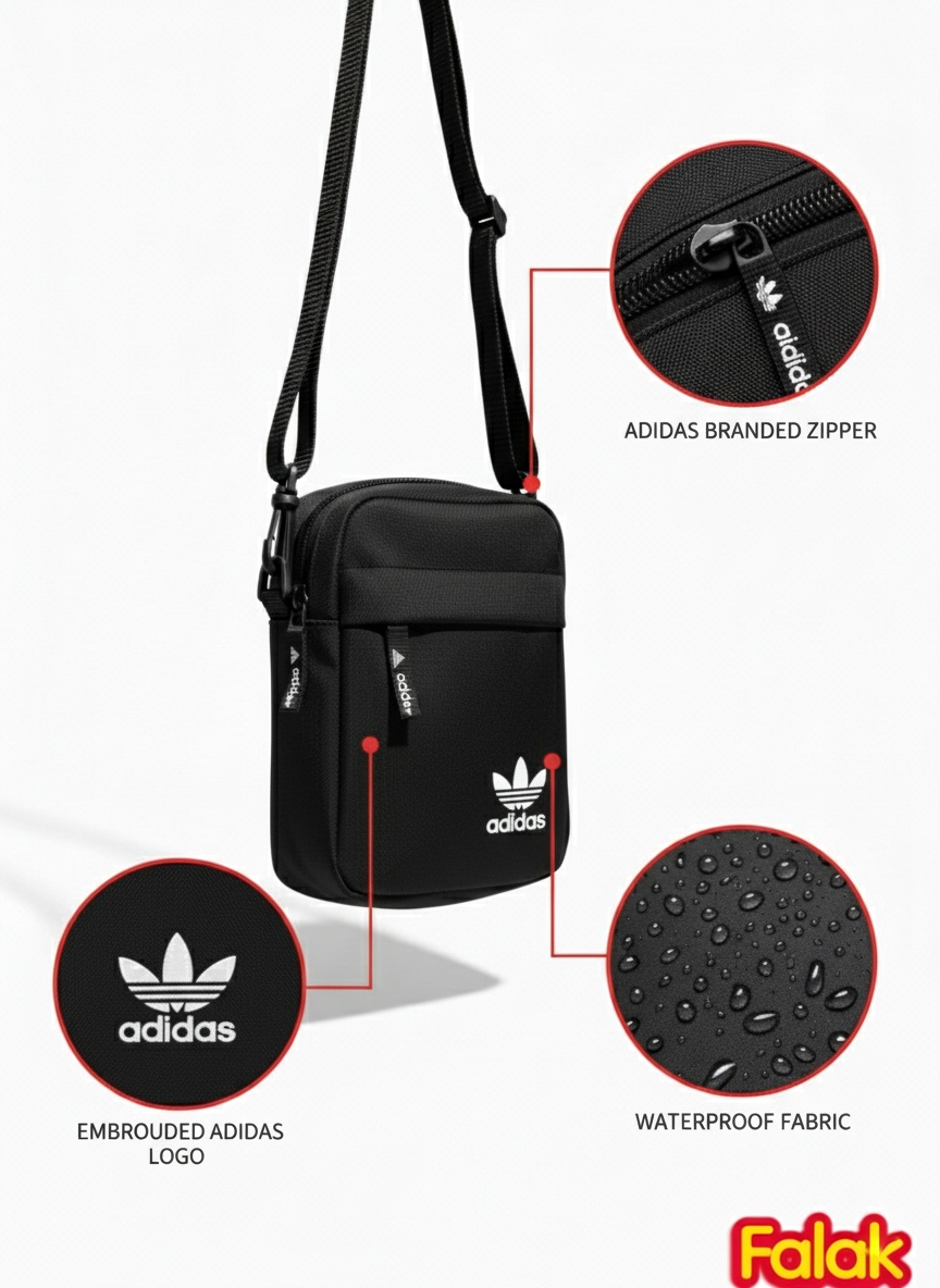 Stylish Crossbody & Side Bags for Men & Boys - Mini Bag for Travel, Money & Mobile - Durable & Lightweight