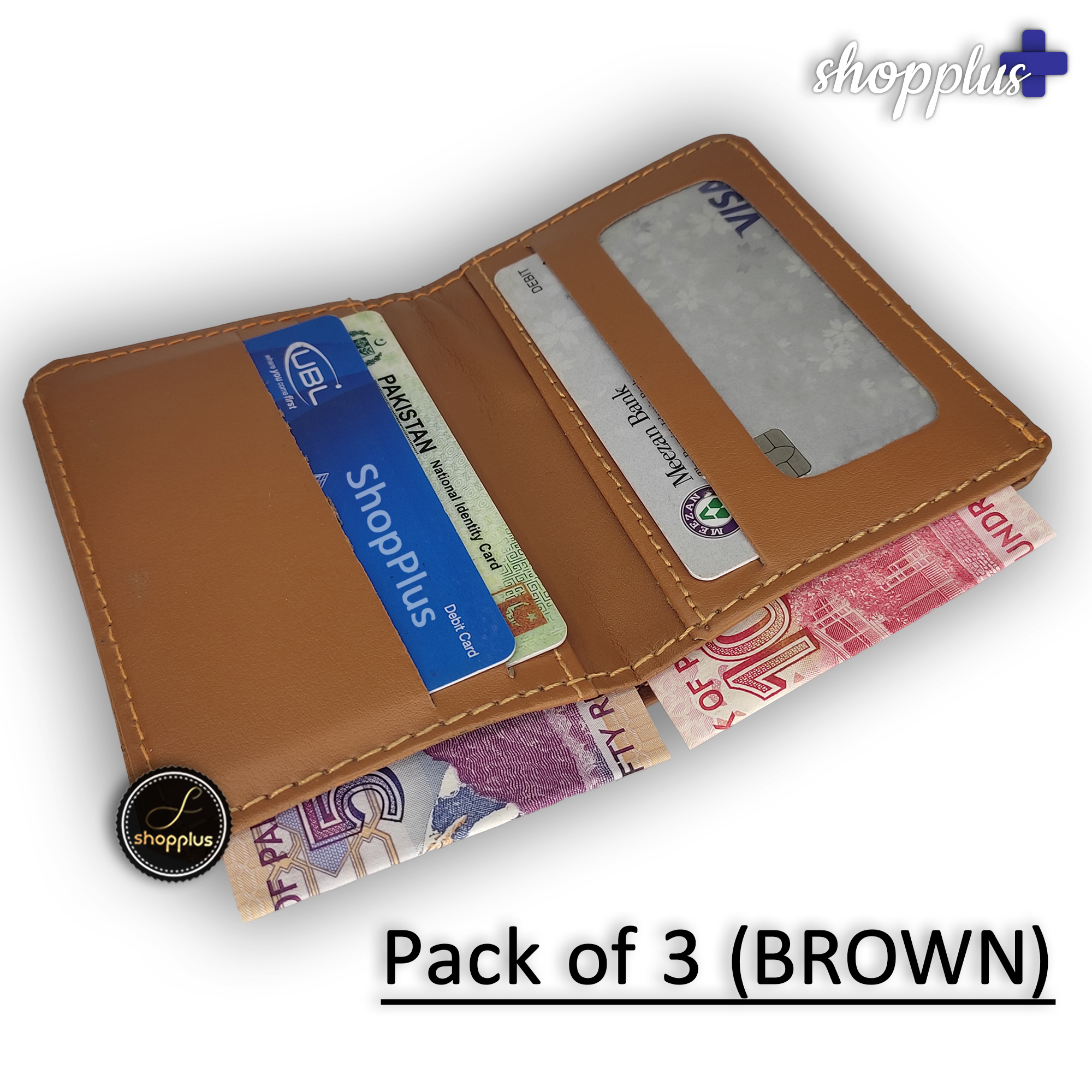Slim Minimalist Wallet for Men - PU Leather  Snap-Free Card Holder with RFID Protection