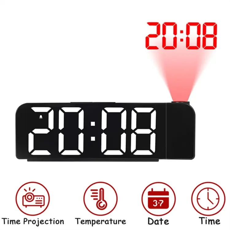 Alarm Clock That Projects Time Onto Ceiling Shelly Lighting